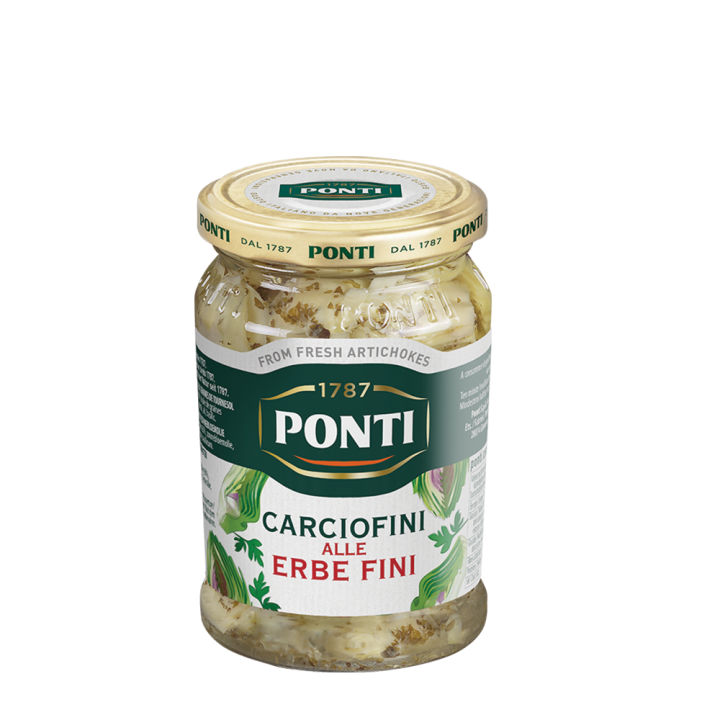 Artichauts à l'huile (Carciofini Alle Erbe Fini) Ponti