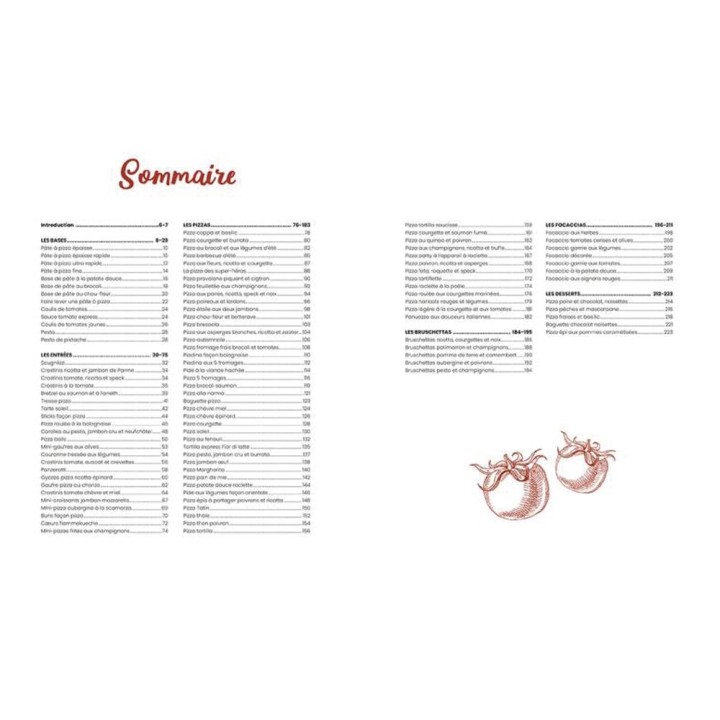 Livre Pizzas, bruschettas, focaccias,... de Guillaume Marinette - Artemis - vue détail