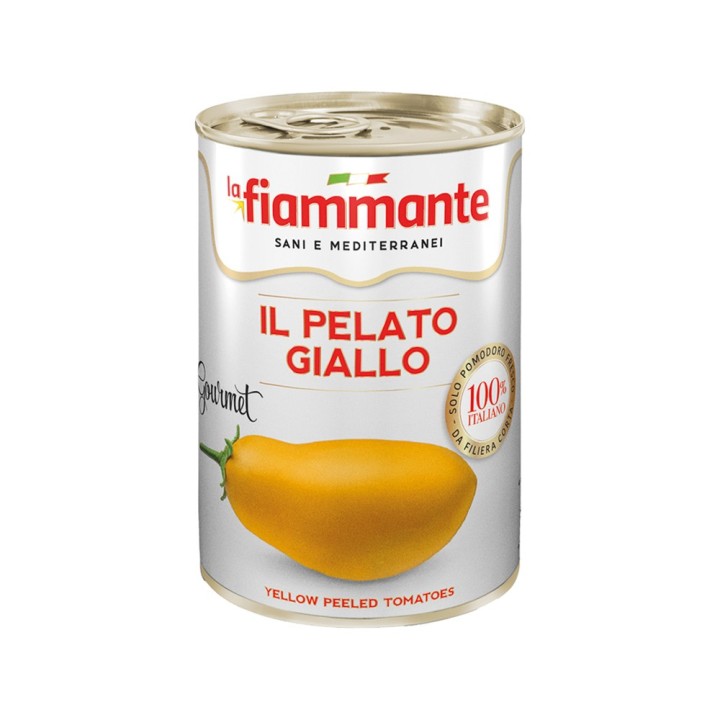 La Fiammante Il Pelato Giallo boîte 400gr - vue détail