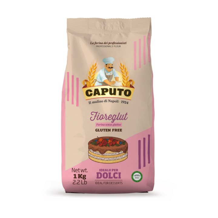 Farine sans gluten Caputo Fioreglut Dolci 1kg spécial patisserie