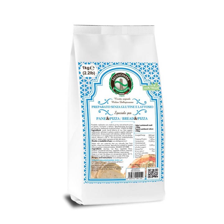 Dallagiovanna Pain & Pizza Sans Gluten et Sans Lactose
