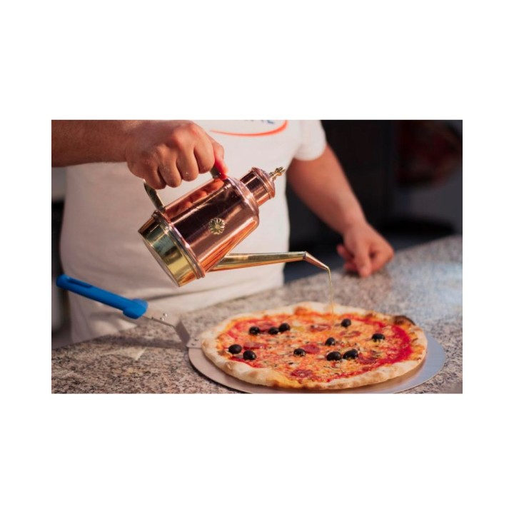 Huilier en cuivre et laiton 1L - vue détail