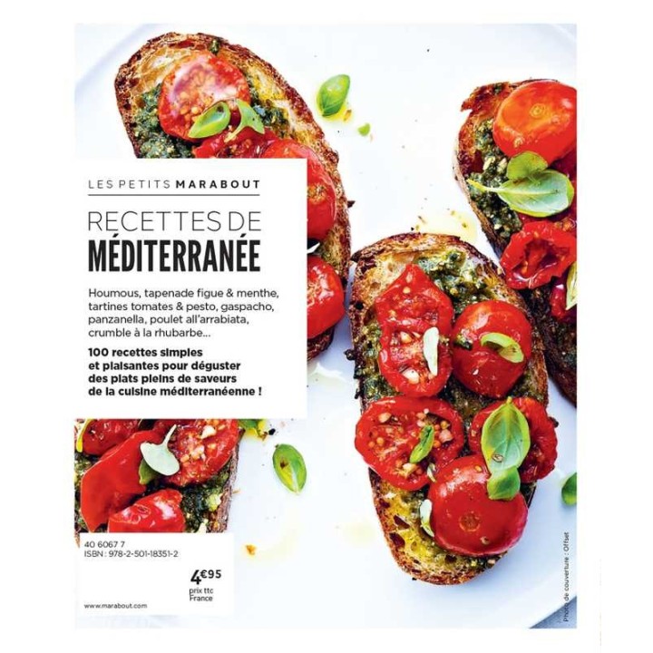 Livre Recettes de Méditerranée - Marabout - vue détail