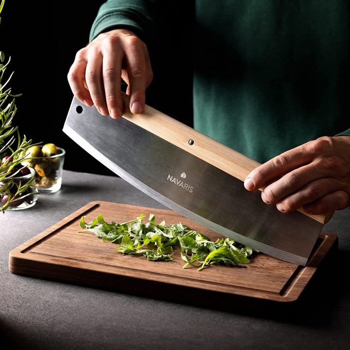 Coupe pizza en Inox 35cm - vue arrière